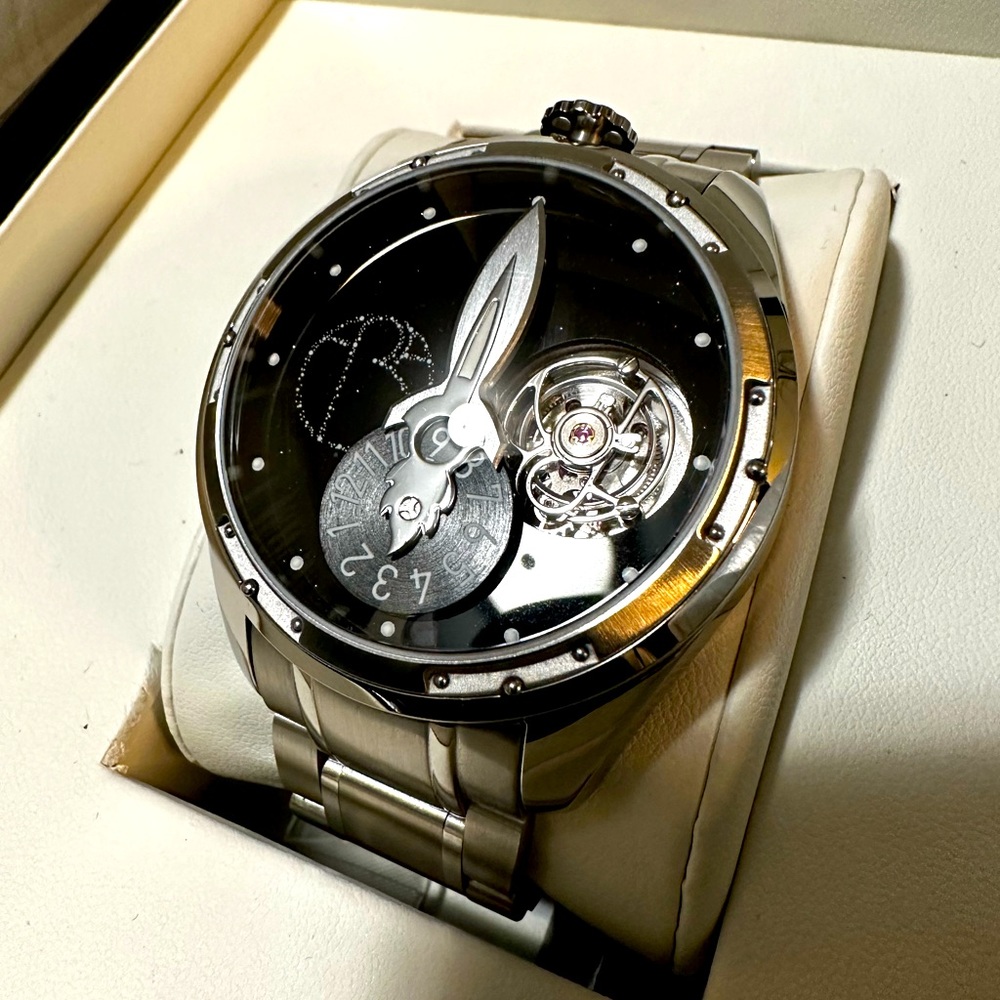 Era Hyperion wandering hour tourbillon. Like new in box.